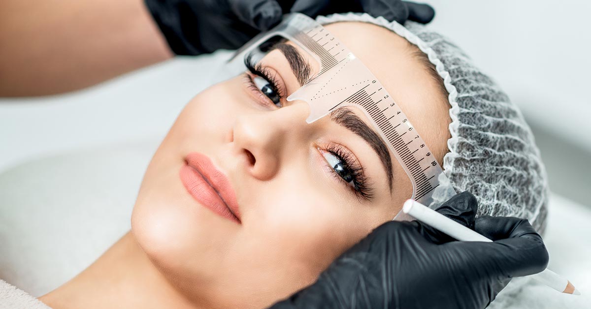 тест с бровями