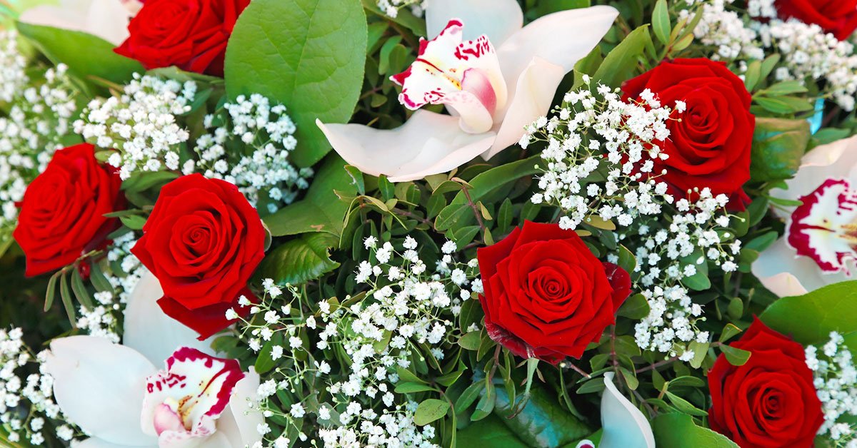 тест с букетом