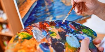 тест с цветом