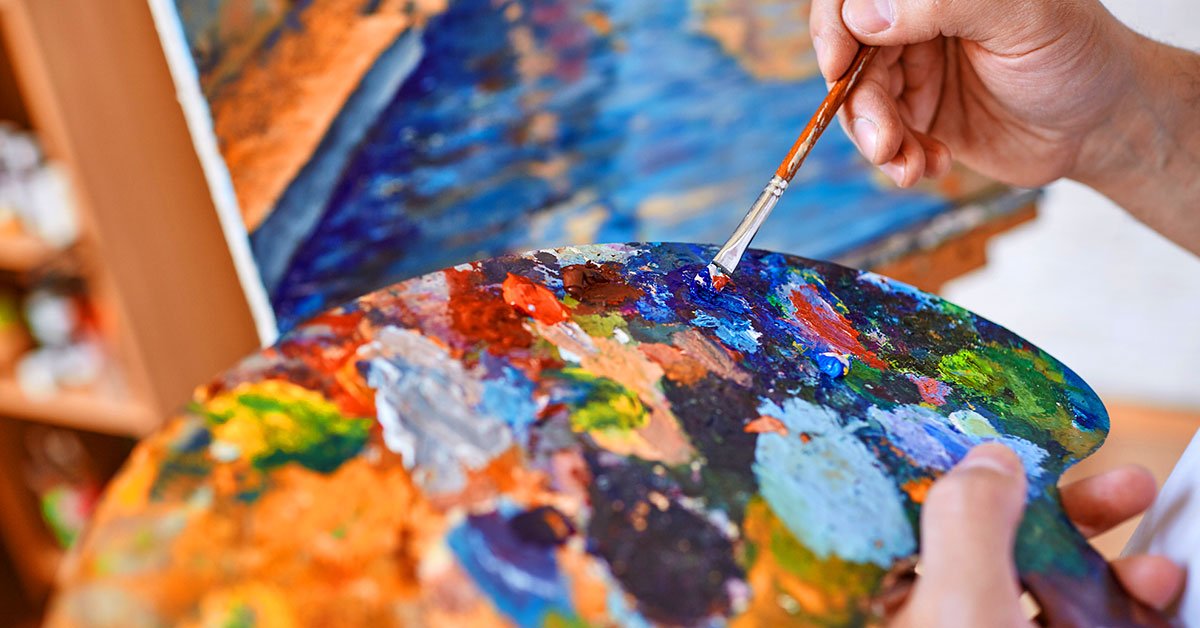 тест с цветом