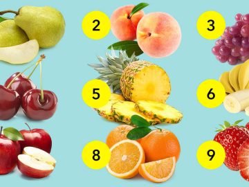 тест с фруктами