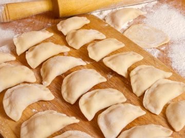 тесто для вареников