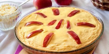 творожная запеканка с яблоком