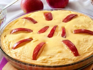 творожная запеканка с яблоком