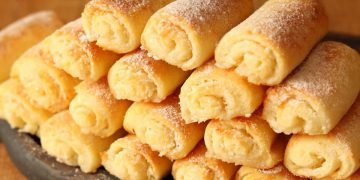 Творожное печенье с сахаром