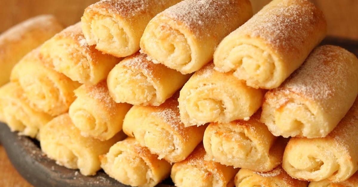 Творожное печенье с сахаром