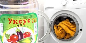 уксус при стирке