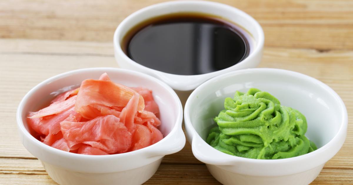 Васаби и имбирь