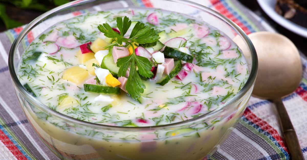 вкусная окрошка