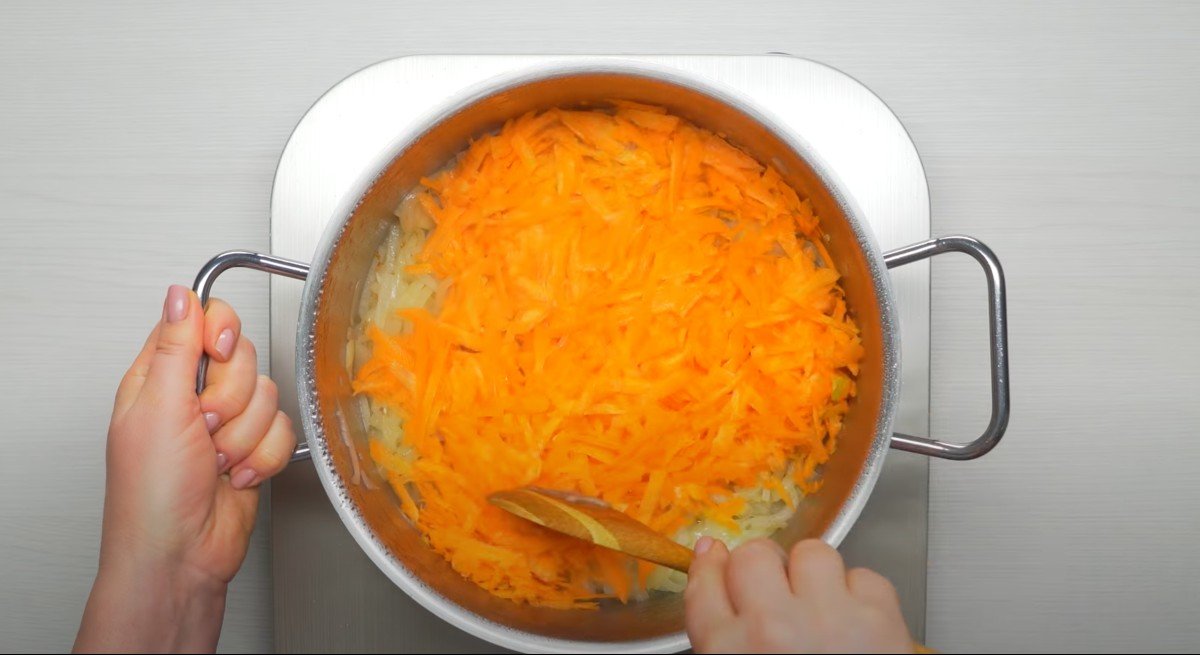 лук и морковь