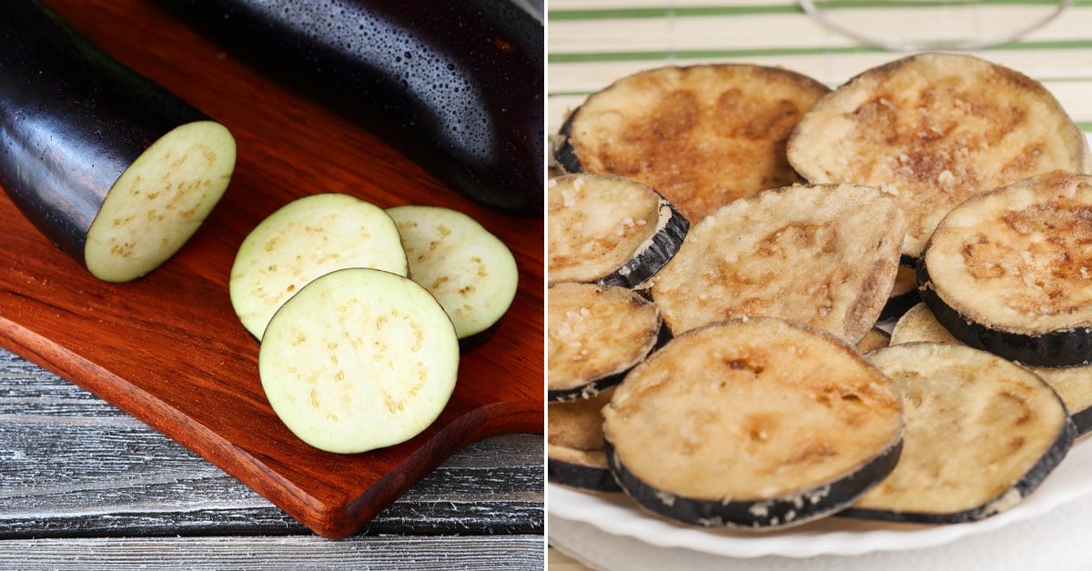 Вкусное блюдо из баклажанов на сковороде