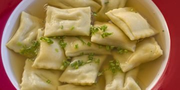 Вкусные вареники с творогом