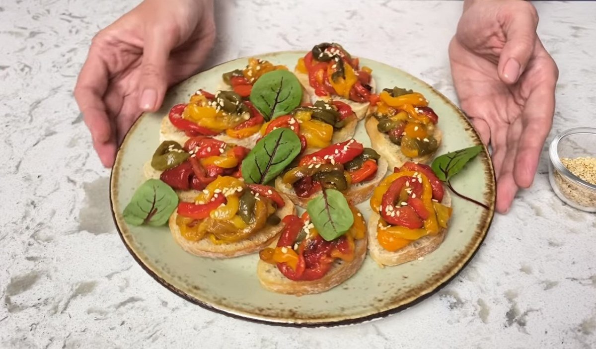 Закуска из болгарского перца