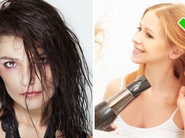 Вредно сушить волосы без фена