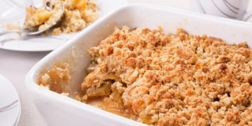 Яблочный крамбл