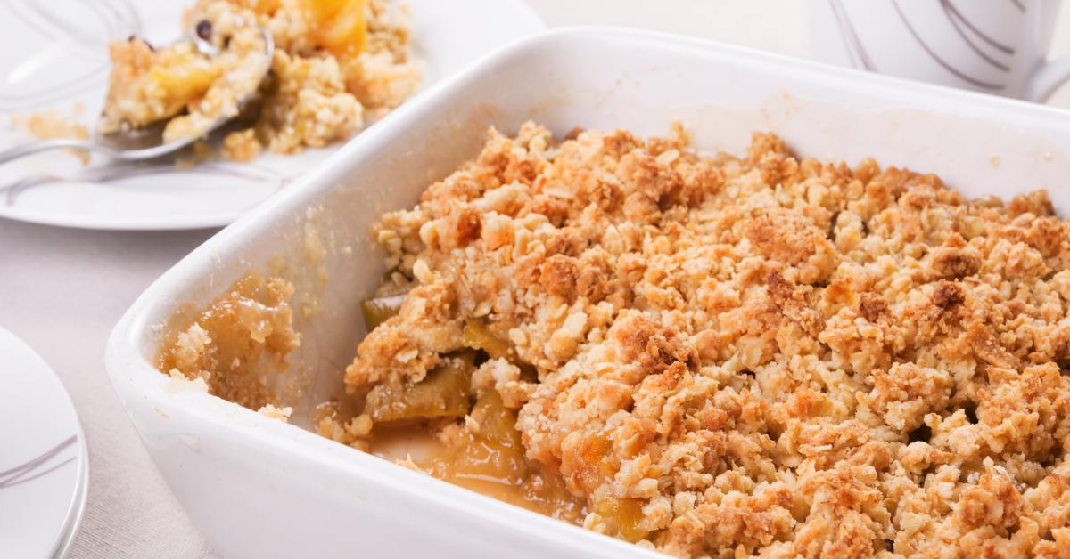 Яблочный крамбл