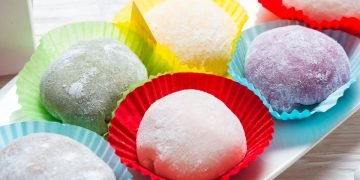 японский десерт моти