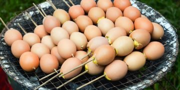 яйца на гриле