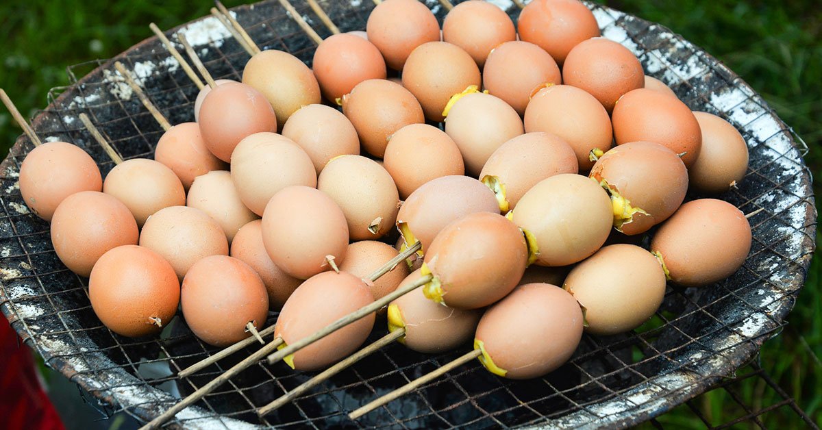 Как приготовить вкуснейшие яйца на гриле