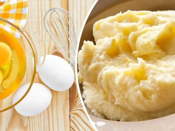 яйцо в пюре