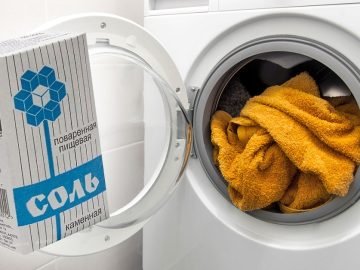 зачем добавлять соль в стиральную машинку