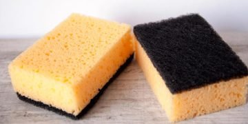 Зачем разрезать мочалки пополам