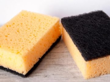 Зачем разрезать мочалки пополам