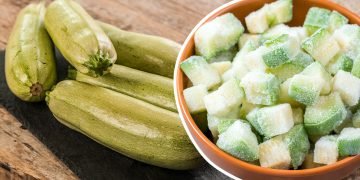 замороженные кабачки