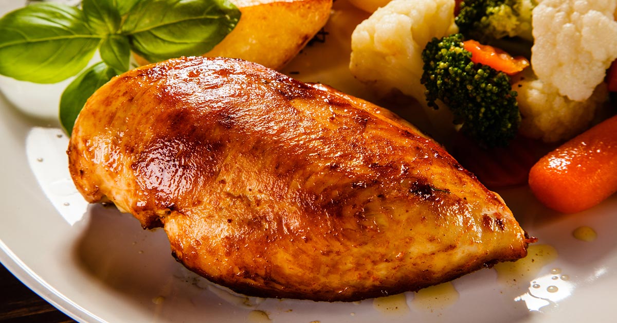 запеченная куриная грудка