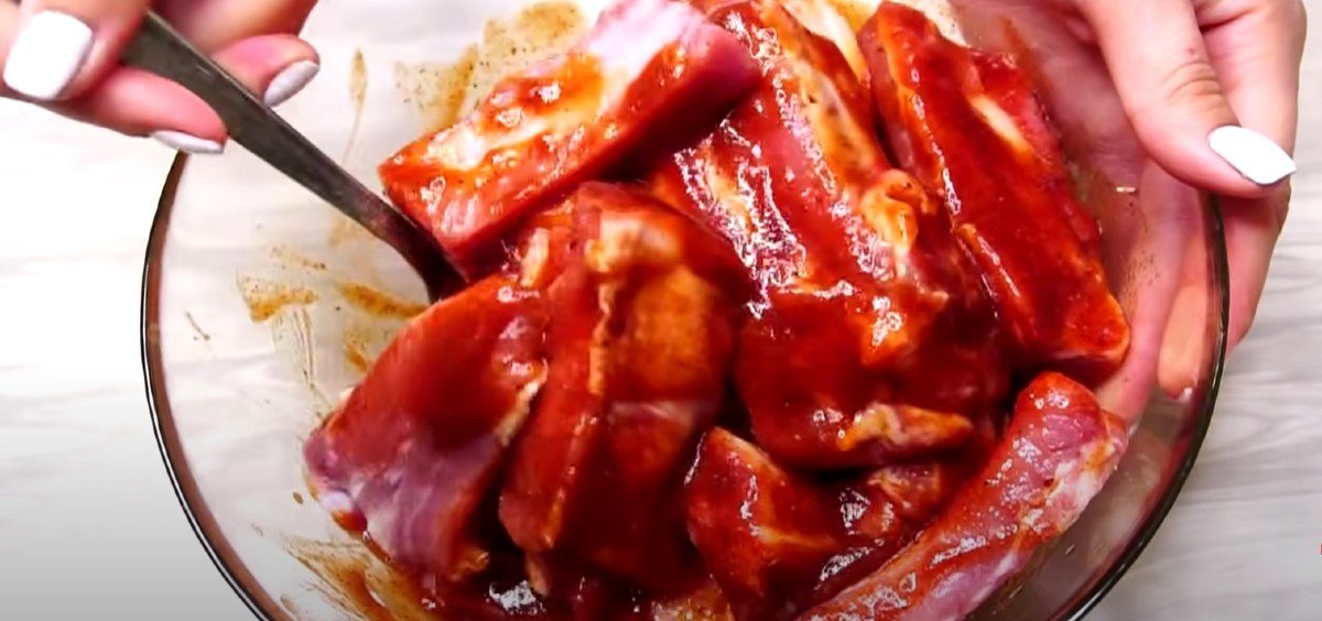 запеченные ребра