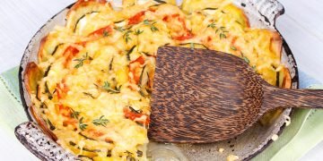 запеканка с баклажанами