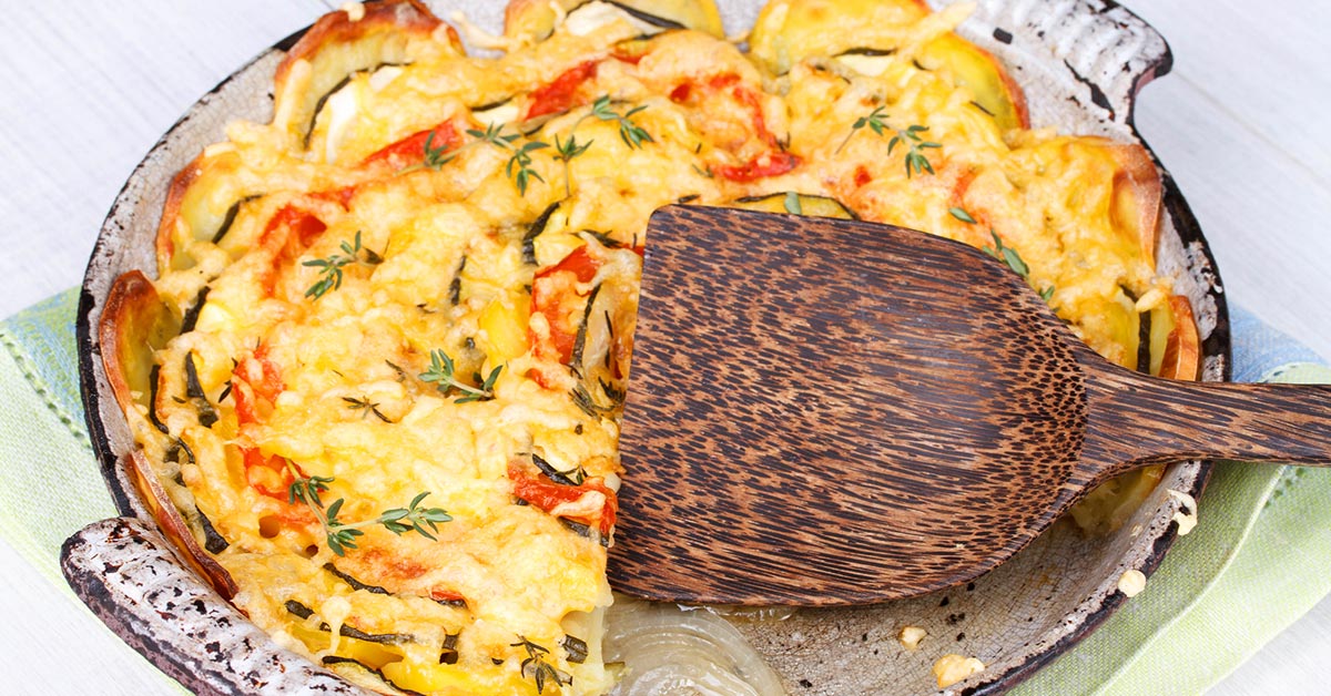 запеканка с баклажанами