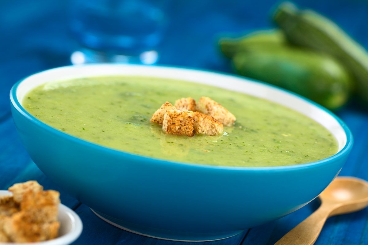 Зеленый суп-пюре