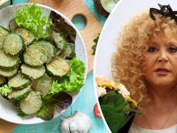 жареные огурцы